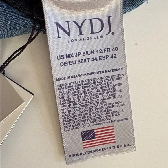 NYDJ Women's Dayla Wide Cuff Capri Jeans - Picture 5 of 12